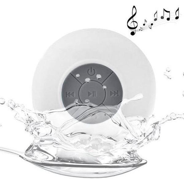 Bluetooth Waterproof Douche speaker - Mp3 - Muziek - Afspelen - onder de Douche - Wit