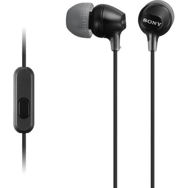 Sony Sony MDR-EX15APB - In-ear oordopjes met microfoon - zwart