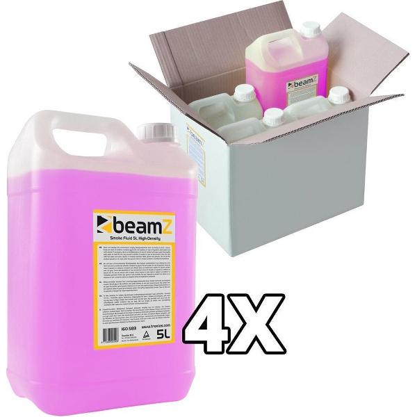 Rookvloeistof - BeamZ rookvloeistof voordeelpakket met 20 liter geconcentreerde rookvloeistof (4x 5 liter)