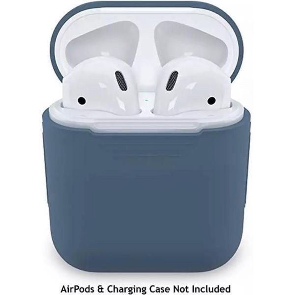 siliconen hoesje Airpod case - beschermhoesje voor je Airpods - Blauw