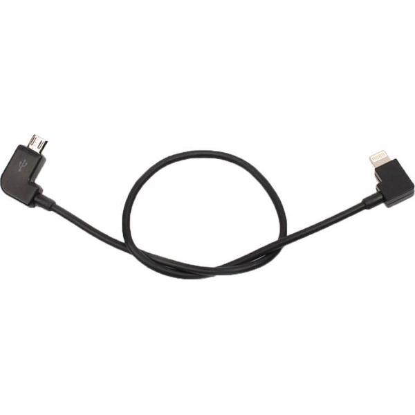 30 cm micro-USB naar 8-pins datakabelconnector voor DJI MAVIC PRO & SPARK & Mavic 2 Pro & Mavic 2 zoomafstandsbediening, iPhone, iPad