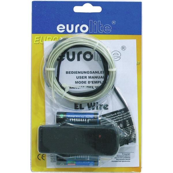 EUROLITE EL Wire 2mm, 2m, light blue
