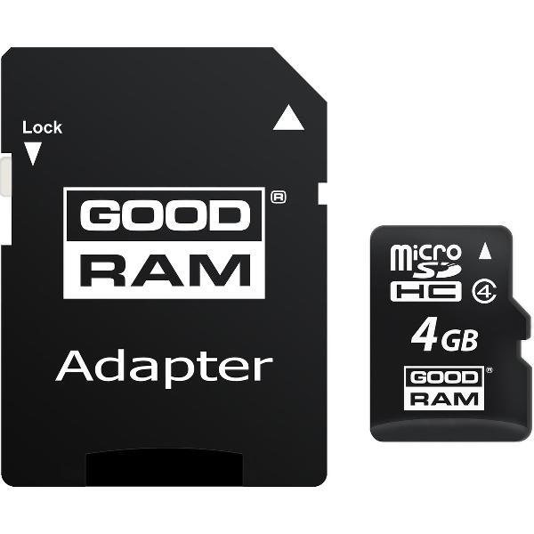 Goodram M40A flashgeheugen 4 GB MicroSDHC Klasse 4 UHS-I