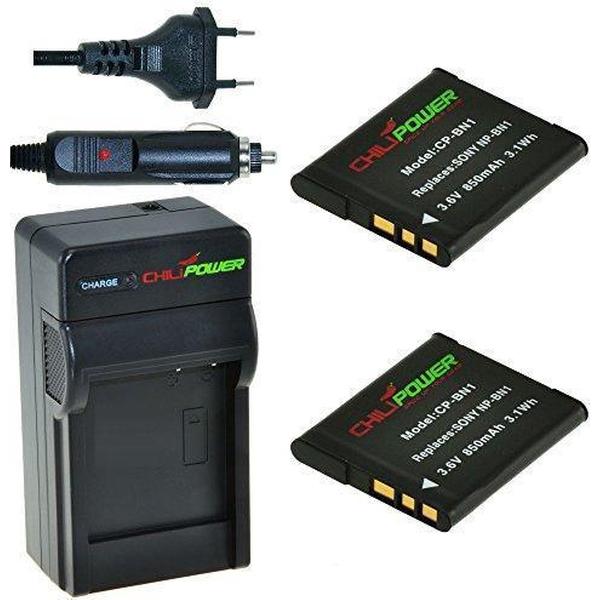 ChiliPower NP-BN1 Sony Kit - Camera Batterij Set