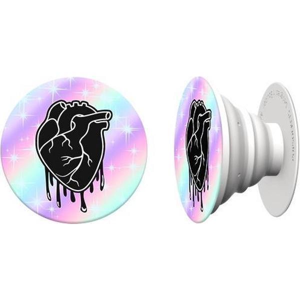 PopSocket black Heart white