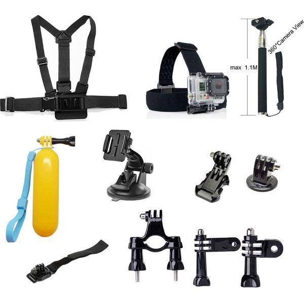 11-in-1 Outdoor Accessories Kit voor GoPro Hero 4/3+/3/2/1 en Action Camera