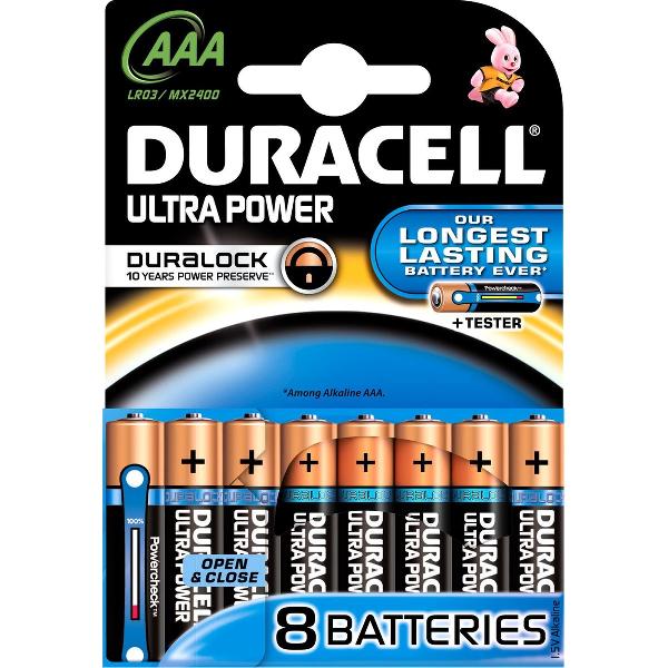 Duracell AAA Ultra Power Batterijen