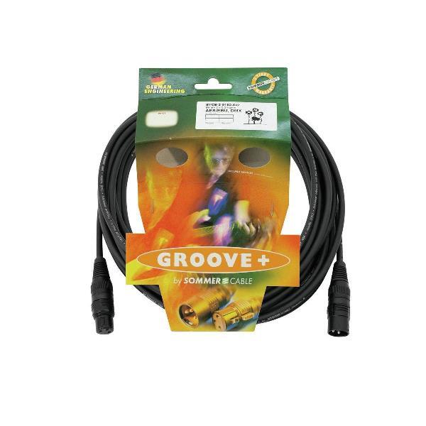 SOMMER CABLE DMX kabel XLR 3pin 5m bk Hicon