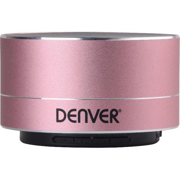 Denver BTS-32 Roze - Draadloze Bluetooth Speaker