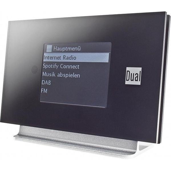 Dual IR 3A - Digitale internet radio - Zwart/zilver