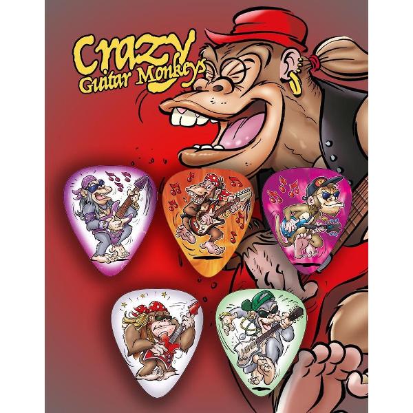 Crazy Guitar Monkeys - Plectrum Pack 1