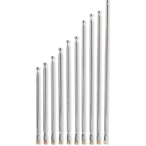 Nedis FM Telescoop Antenne | 47 - 87.5 Mhz - 6 En 7 Mm - 0 - 15 Km Bereik
