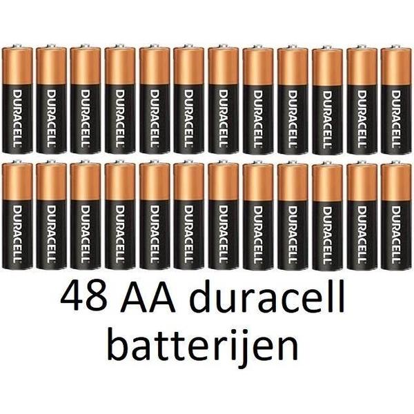48 stuks AA Duracell alkaline batterijen