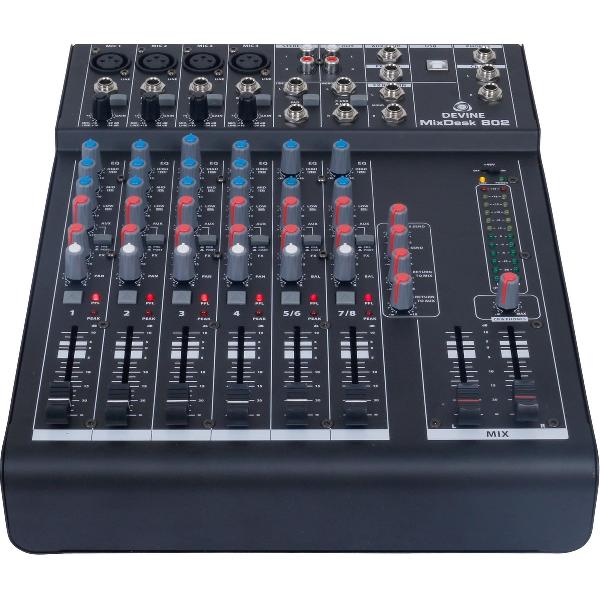 Devine MixDesk 802 8-kanaals mixer
