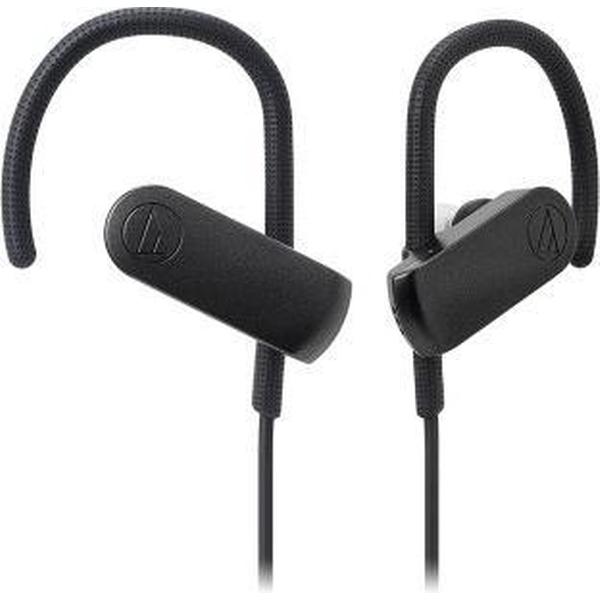 Audio-Technica ATH-SPORT70BT Headset oorhaak, In-ear, Neckband Zwart
