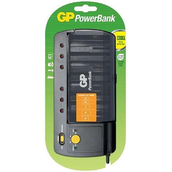 GP PB320 Universele Oplader voor 4x AA/AAA/C/D of 2x 9V NiMH