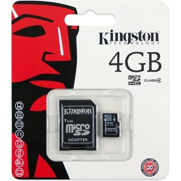 Kingston Micro SD kaart 4 GB