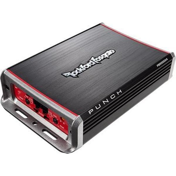 Rockford PBR300X4 4.0 Auto Bedraad Zwart, Rood audio versterker