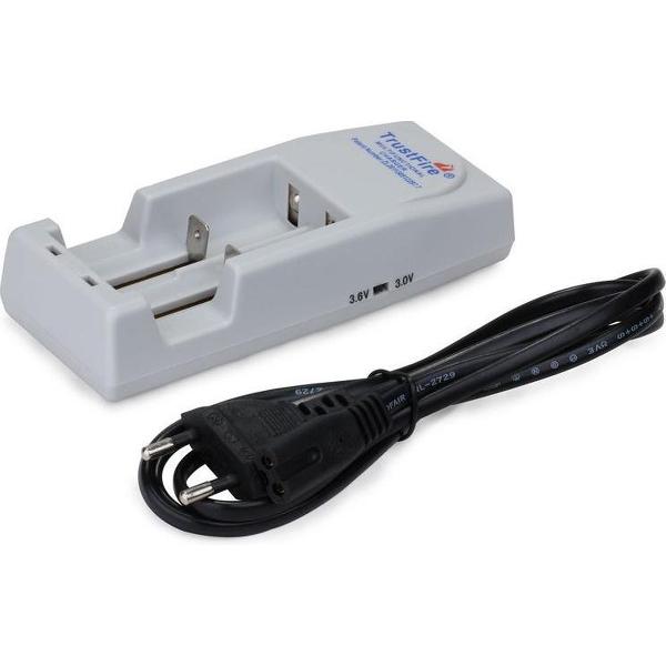 Dual EU batterijoplader voor CR123A 16340 14500 18650 26650 Li-ion