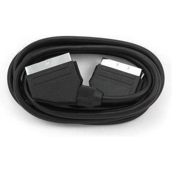 Gembird 3m, Scart/Scart, M/M 3m SCART (21-pin) SCART (21-pin) Zwart SCART-kabel