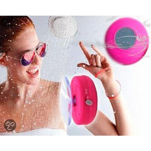 Waterproof Bluetooth Shower en Auto Speaker (Roze)