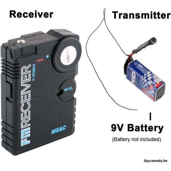 Audio zender - afluister apparaat - spy toestel - spy camera - afluisteren