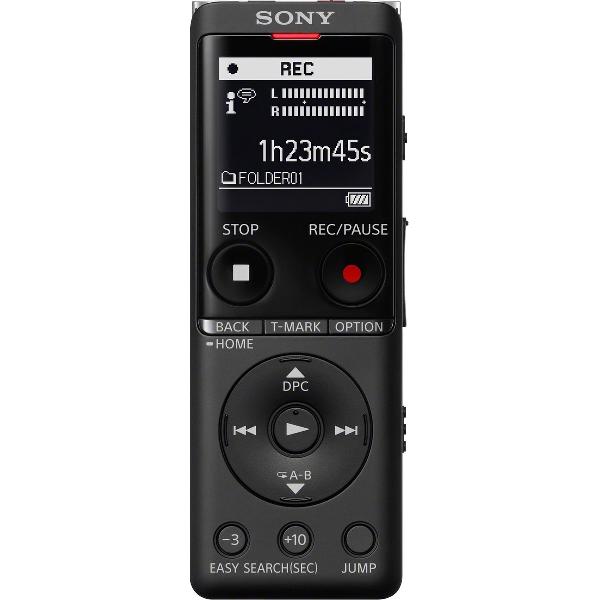 Sony ICD-UX570 - Digitale Voice recorder - 4GB -Zwart