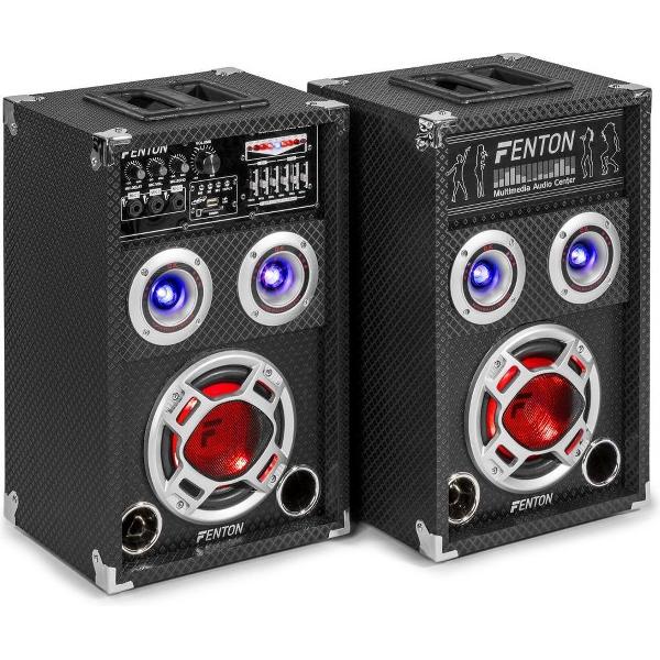 Actieve speakers - Fenton KA-06 - Actieve speakerset met Bluetooth, USB / SD mp3 speler en
