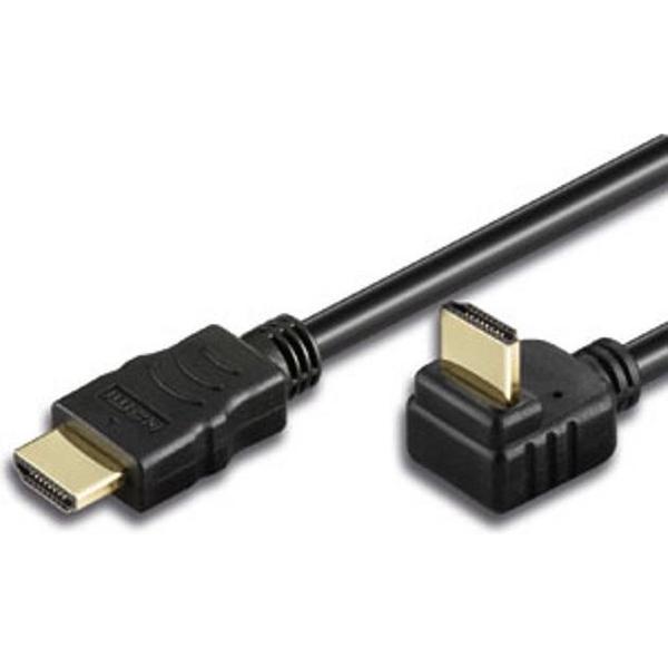 TECHly HDMI Aansluitkabel 2.00 m ICOC-HDMI-LE-020 Zwart [1x HDMI-stekker - 1x HDMI-stekker]