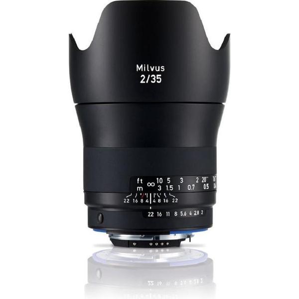 Carl Zeiss Milvus 2/35 SLR Groothoeklens Zwart