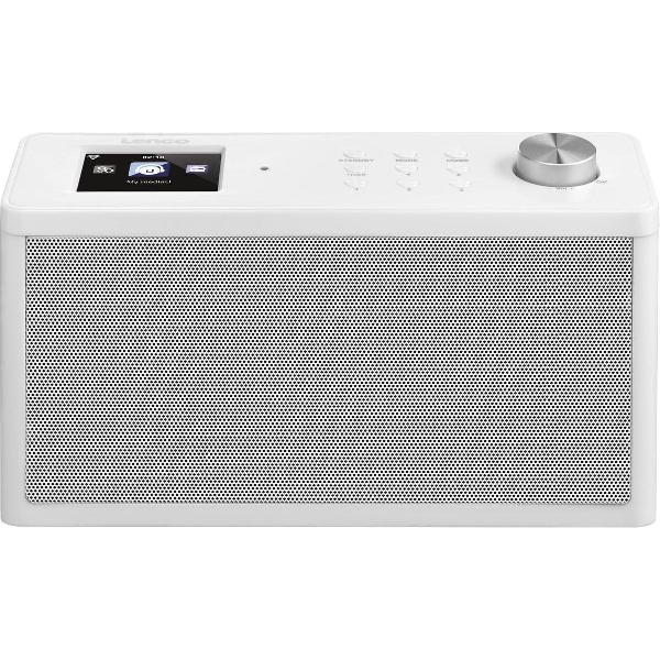 Lenco KCR-2014 - Draagbare radio met wifi en weersverwachting - Wit