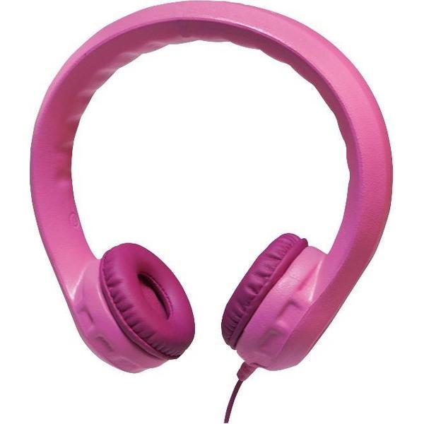 LogiLink Koptelefoon gepolstert,Kindersicher 3,5mm Pink