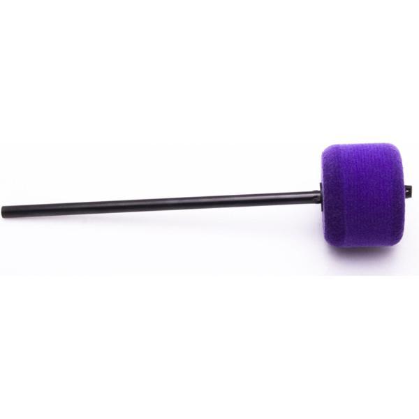 basDrum Beater 206CKPUR, Purple Felt, zwart Shaft