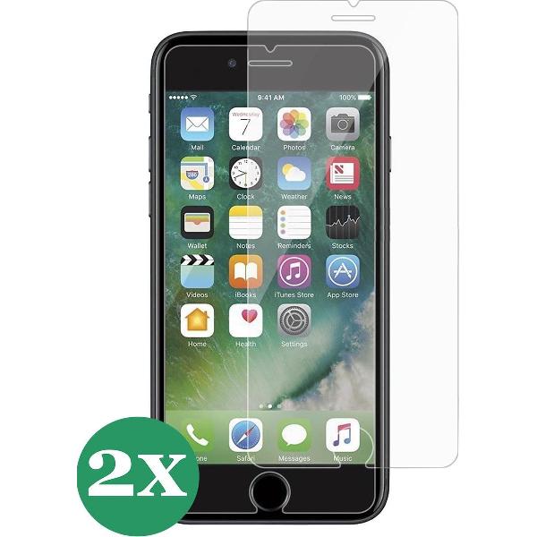 iPhone SE 2020 Screenprotector - iPhone 8 Screenprotector - iPhone 7 Screenprotector - iPhone 6s Screenprotector - Screen Protector Glas - 2 Stuks