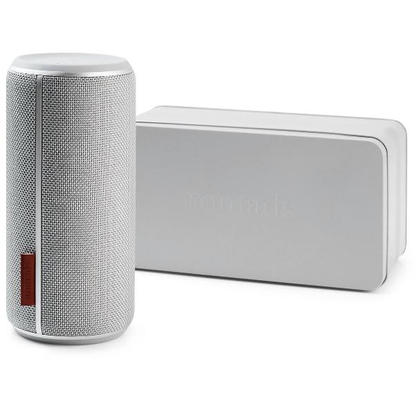 Nomads Audio BASEone - Draadloze Bluetooth speaker - Koppelbaar - Multiroom - Waterbestendig IPX5 - Grijs