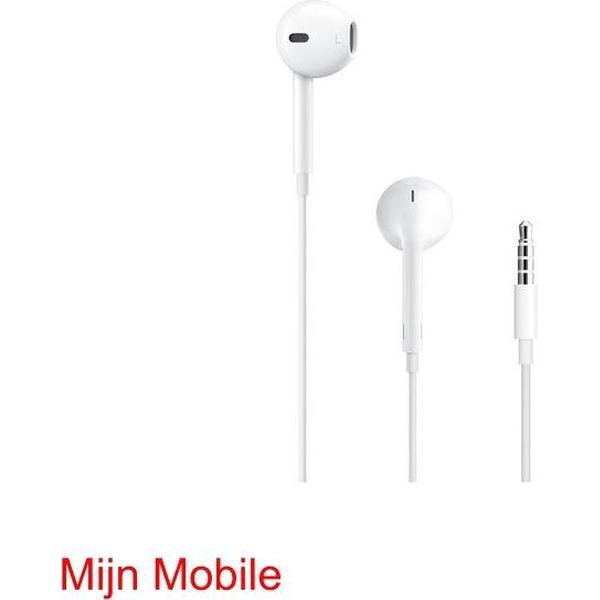Headset oortjes In-Ear 3.5 mm Jack - Wit Voor iPhone Muziek Audio en Bellen
