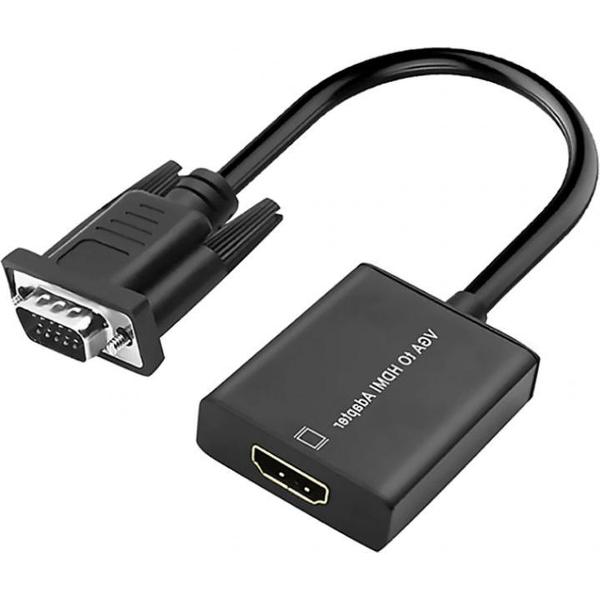 VGA naar HDMI Adapter - 1080P - Inclusief audio