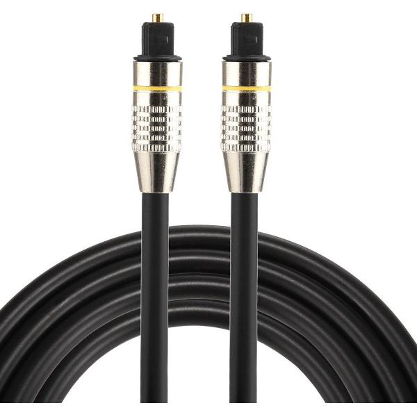 By Qubix Toslink kabel - 1.5 meter - zwart - optical cable audio - audio male to male - Nickel edition - Optische kabel van hoge kwaliteit!