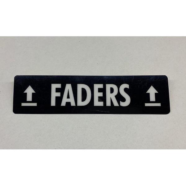 TD47 Flightcase Tour Label - FADERS