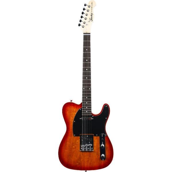 Fazley FTL218CB Cherry Burst elektrische gitaar