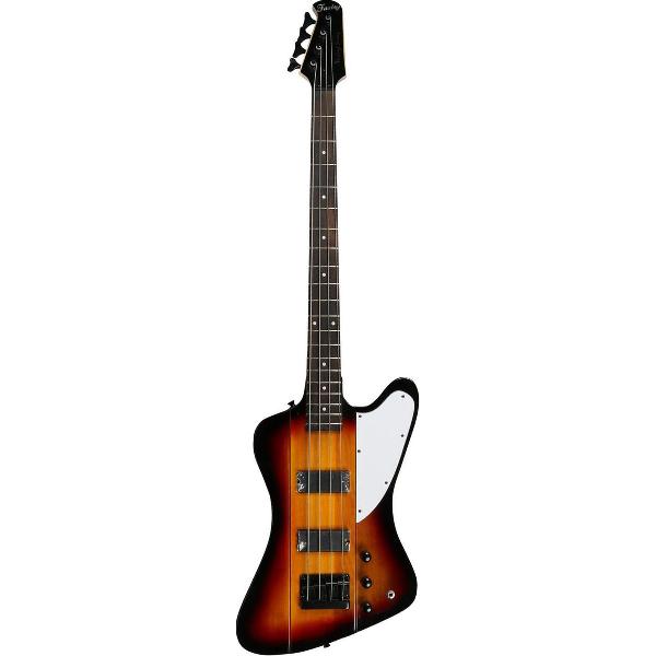 Fazley FTB418BR elektrische basgitaar sunburst
