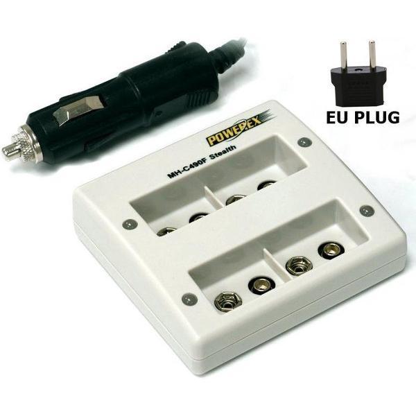 Quatro Maha Powerex MH-C490F 9V Batterijlader
