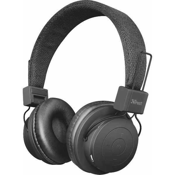 Trust Urban Leva - Draadloze On-ear Koptelefoon - Zwart