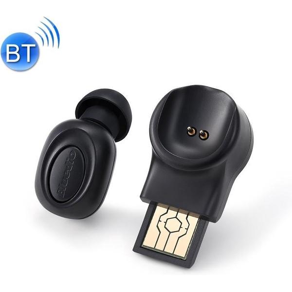 Bluedio T-Talking Bluetooth versie 5 0 in-ear Bluetooth headset met USB opladen kabel (zwart)