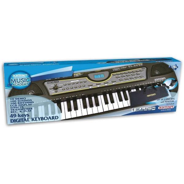 Digitaal keyboard - 49 Midi Toetsen + Adaptor + Tas