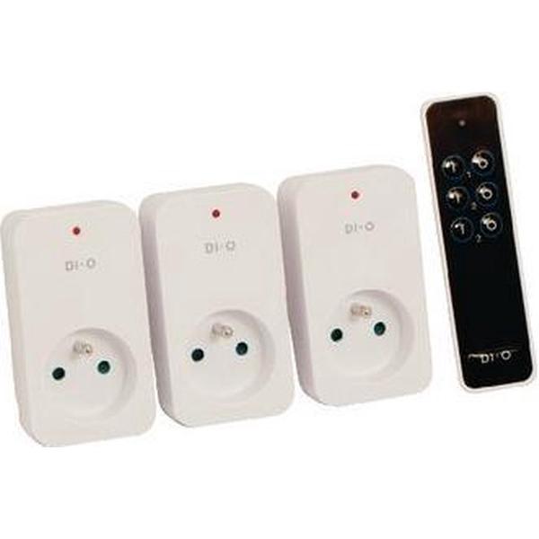Chacon Kit Afstandsbediening + 3 Stekkers DIO First (2300W)