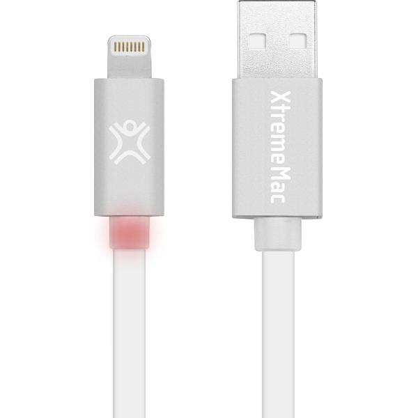 XtremeMac XCL-FLD-13 Flat Led Oplader - 1.2 m - Wit