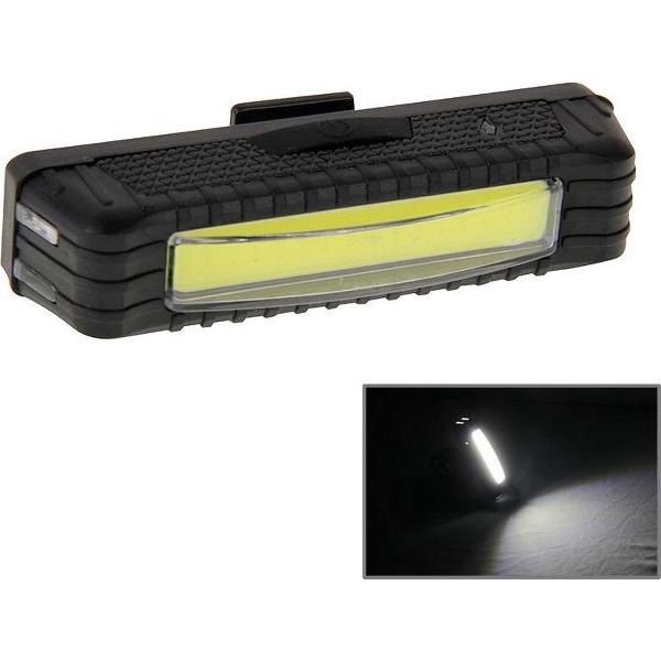 RPL-2261100 lumen USB oplaadbare koplamp met houder (zwart)