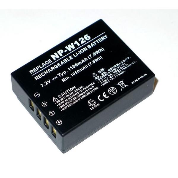 Dörr NP-W126 oplaadbare batterij/accu Lithium-Ion (Li-Ion) 1100 mAh 7,2 V