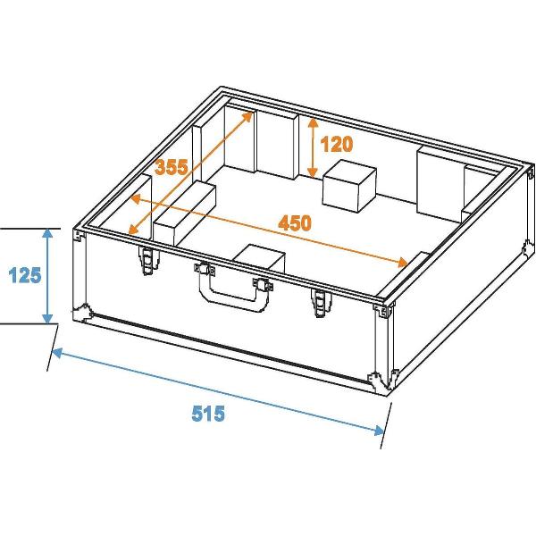 ROADINGER Turntable Case silver -S-